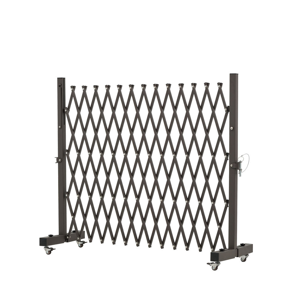 Expandable Metal Barricade with Casters