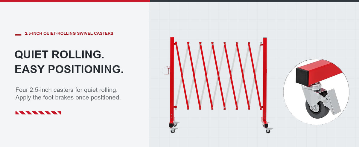 Quiet Rolling. Easy Positioning.