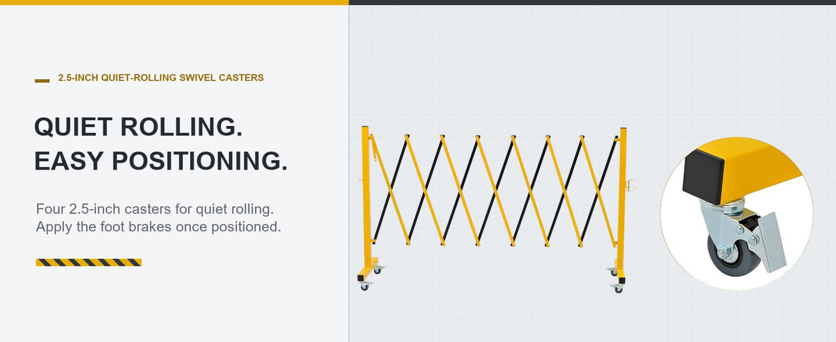 Quiet Rolling. Easy Positioning.