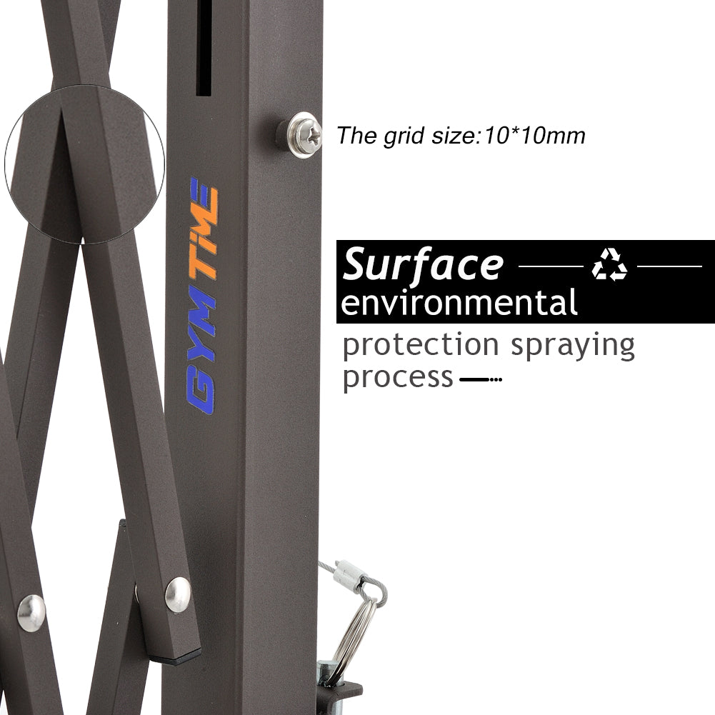 Expandable Metal Barricade with Casters