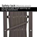 Expandable Metal Barricade with Casters