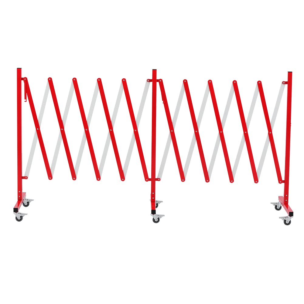 Expandable Metal Barricade with Casters
