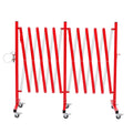 Expandable Metal Barricade with Casters