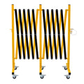 Expandable Metal Barricade with Casters