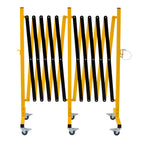 Expandable Metal Barricade with Casters