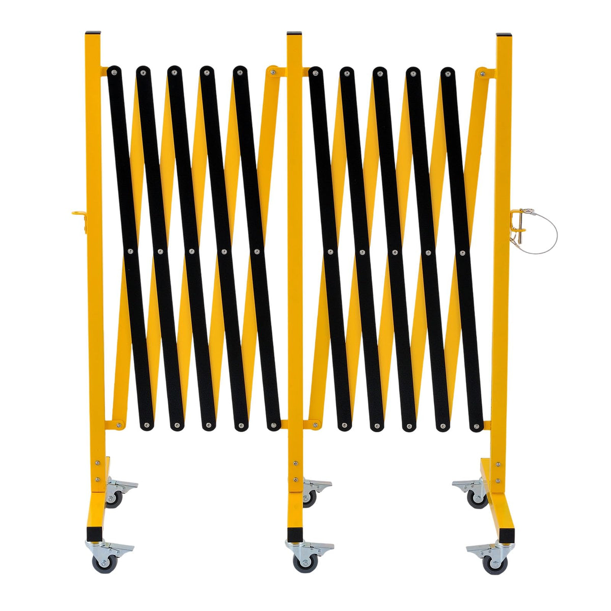 Expandable Metal Barricade with Casters