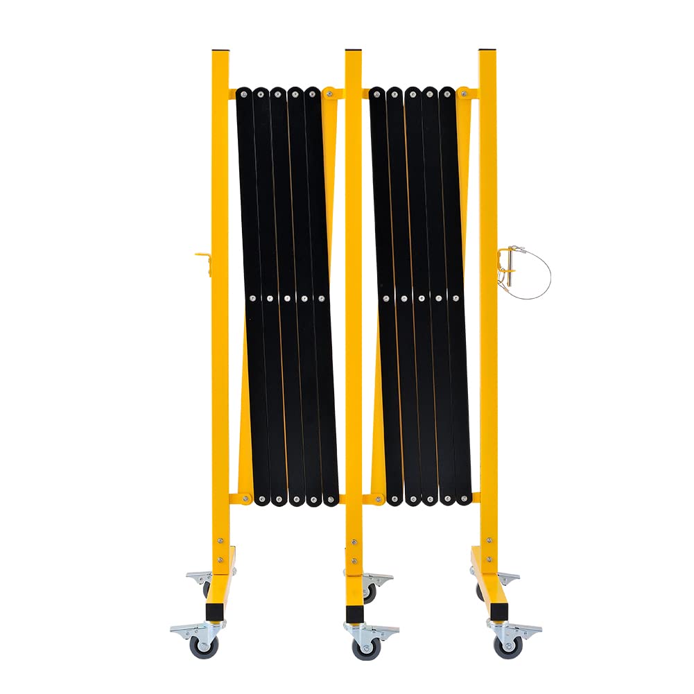 Expandable Metal Barricade with Casters
