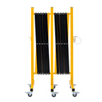 Expandable Metal Barricade with Casters