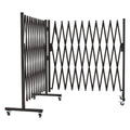 Expandable Metal Barricade with Casters