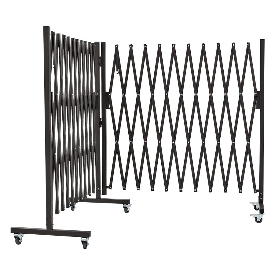 Expandable Metal Barricade with Casters
