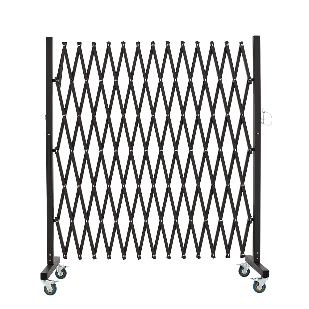 Expandable Metal Barricade with Casters