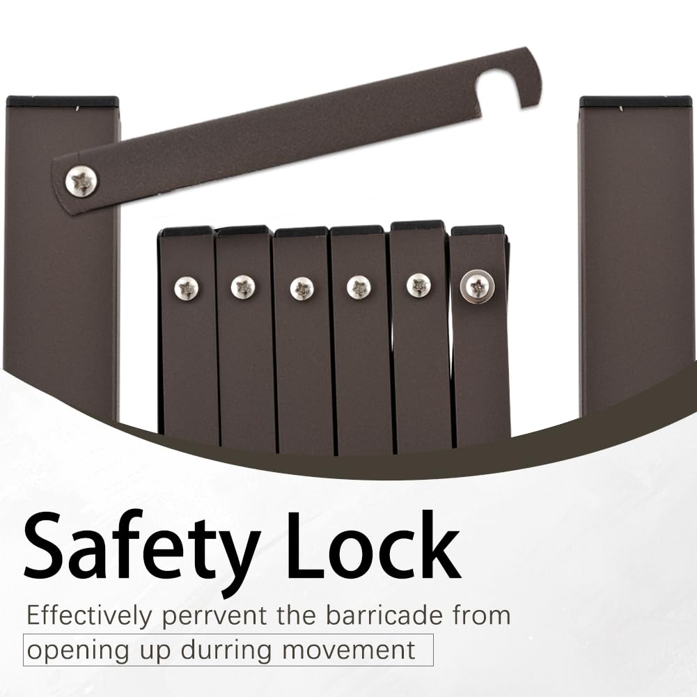 Expandable Metal Barricade with Casters