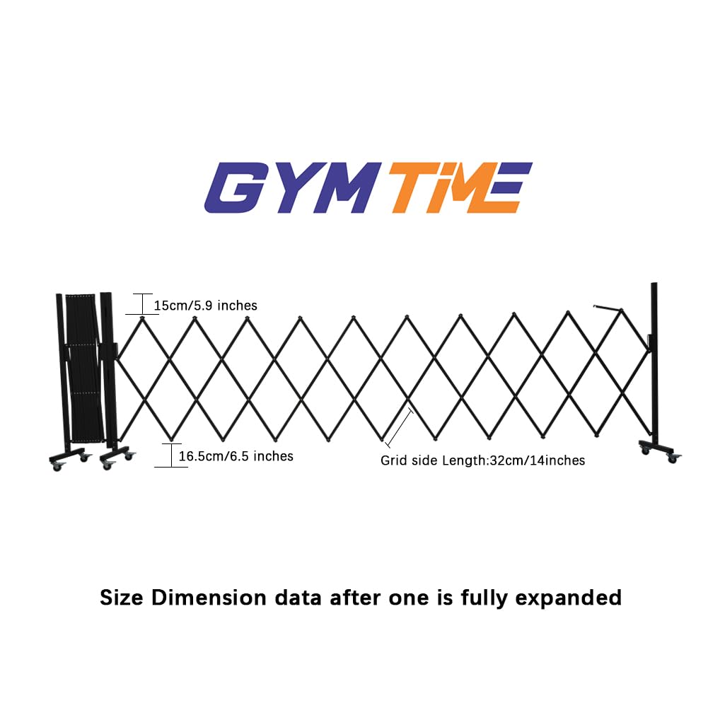 Expandable Metal Barricade with Casters