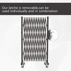 Expandable Metal Barricade with Casters