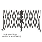 Expandable Metal Barricade with Casters