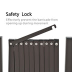 Expandable Metal Barricade with Casters