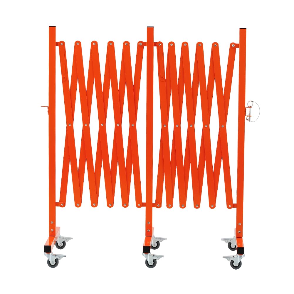 Expandable Metal Barricade with Casters