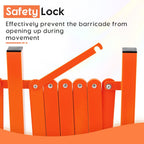 Expandable Metal Barricade with Casters
