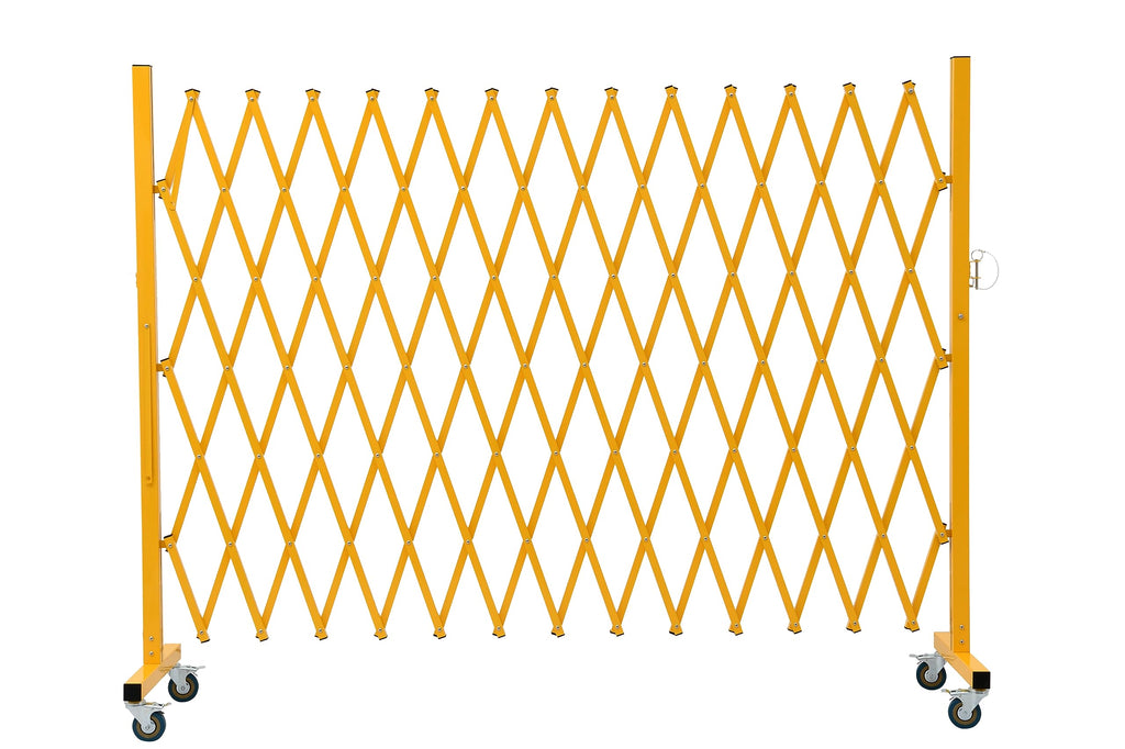 Expandable Metal Barricade with Casters