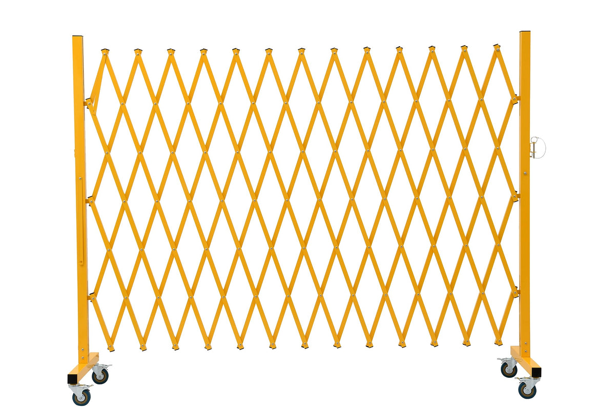 Expandable Metal Barricade with Casters
