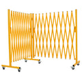 Expandable Metal Barricade with Casters