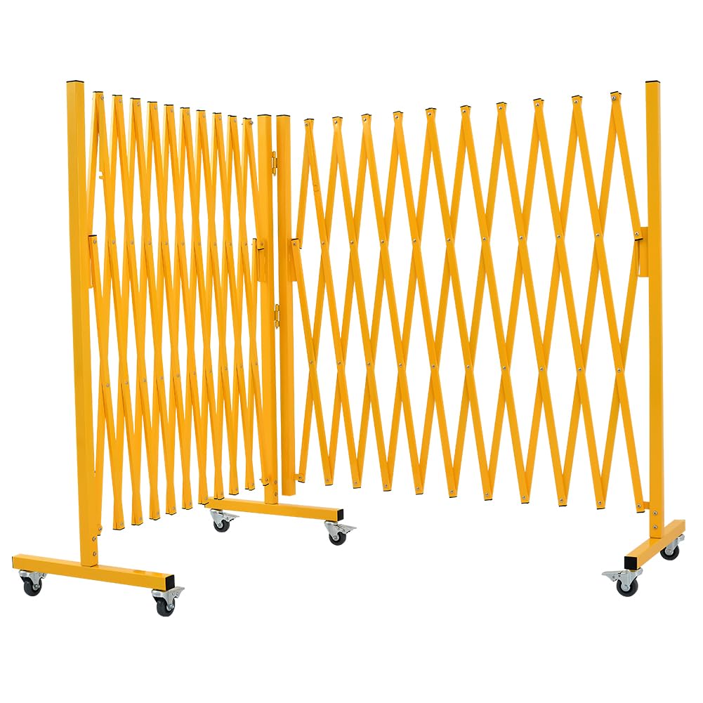 Expandable Metal Barricade with Casters
