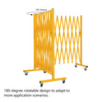 Expandable Metal Barricade with Casters