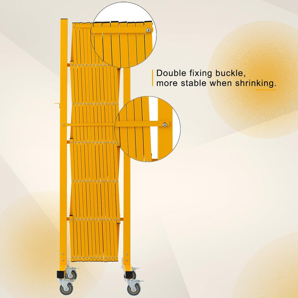 Expandable Metal Barricade with Casters