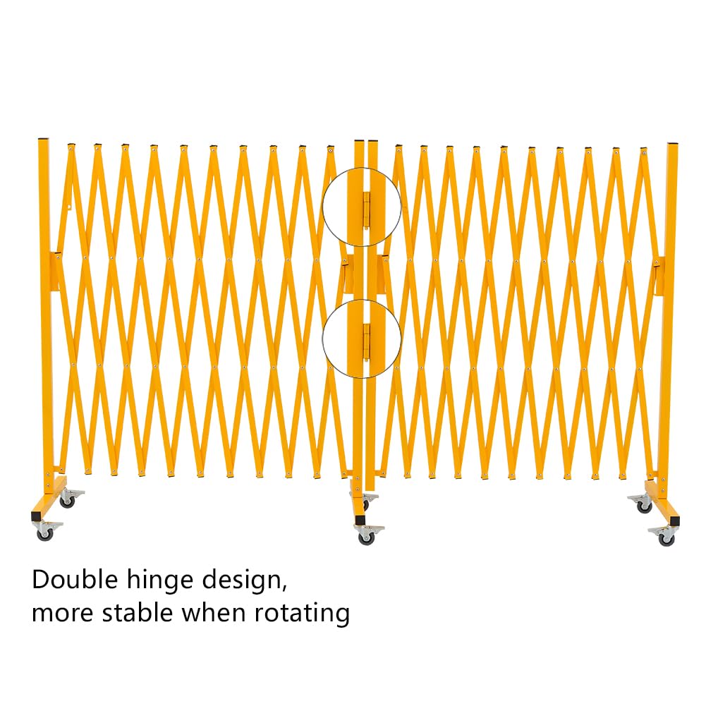 Expandable Metal Barricade with Casters