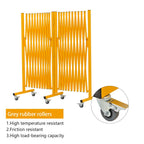 Expandable Metal Barricade with Casters
