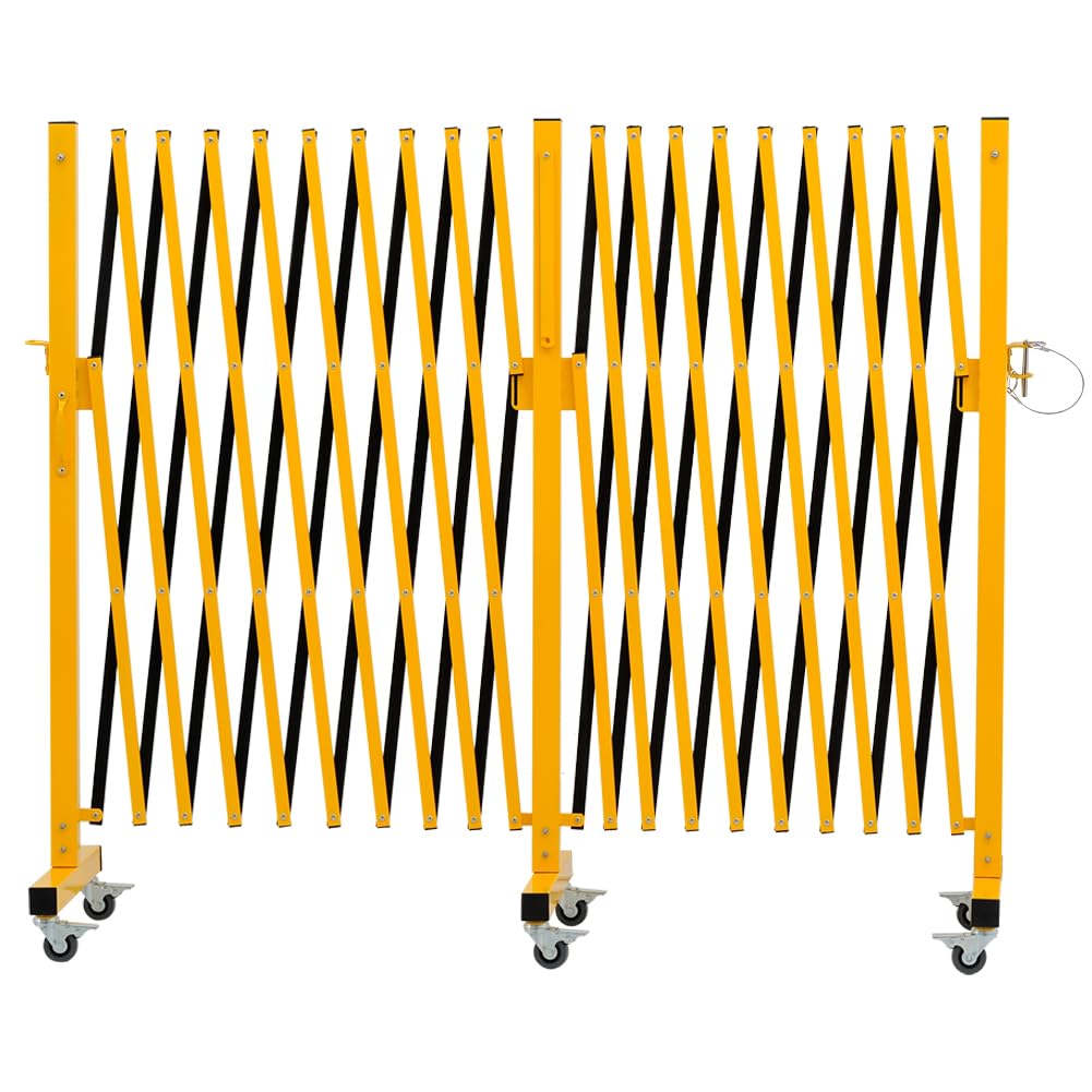 Expandable Metal Barricade with Casters