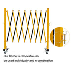 Expandable Metal Barricade with Casters