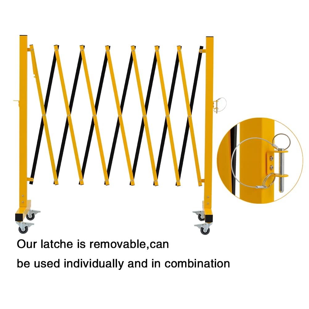 Expandable Metal Barricade with Casters