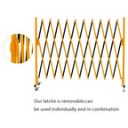 Expandable Metal Barricade with Casters