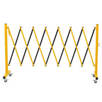 Expandable Metal Barricade with Casters