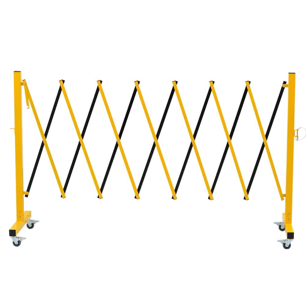 Expandable Metal Barricade with Casters