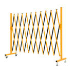 Expandable Metal Barricade with Casters