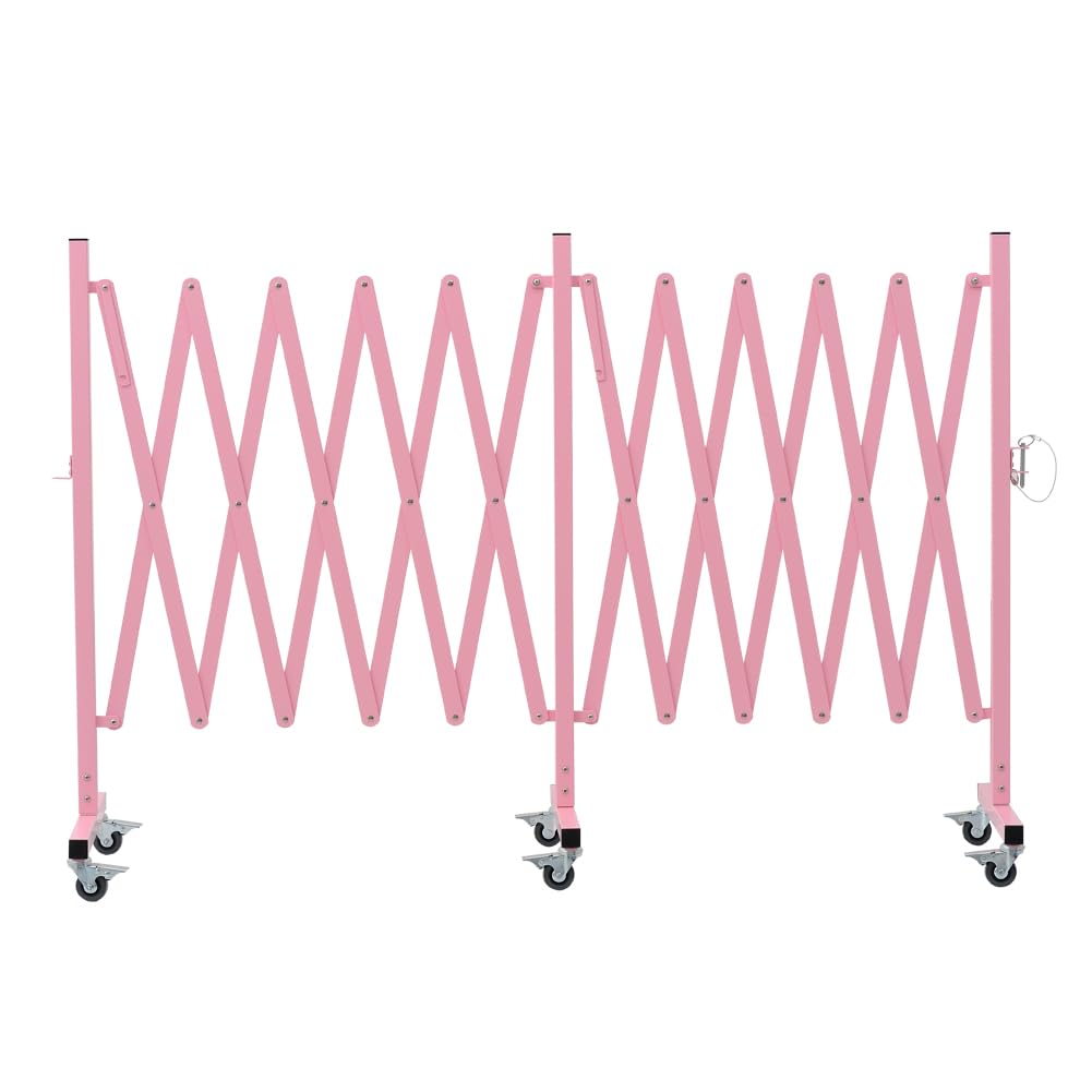 Expandable Metal Barricade with Casters