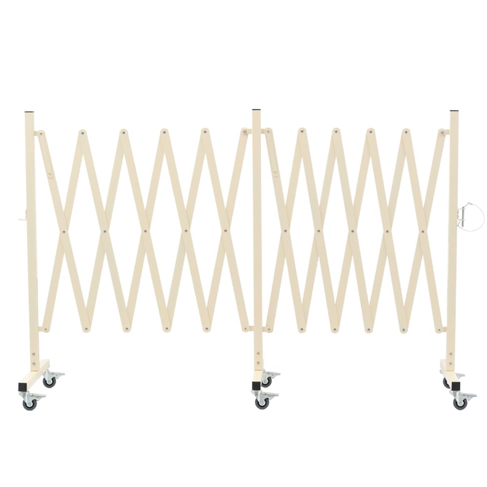 Expandable Metal Barricade with Casters