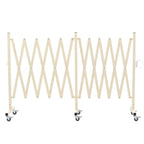 Expandable Metal Barricade with Casters