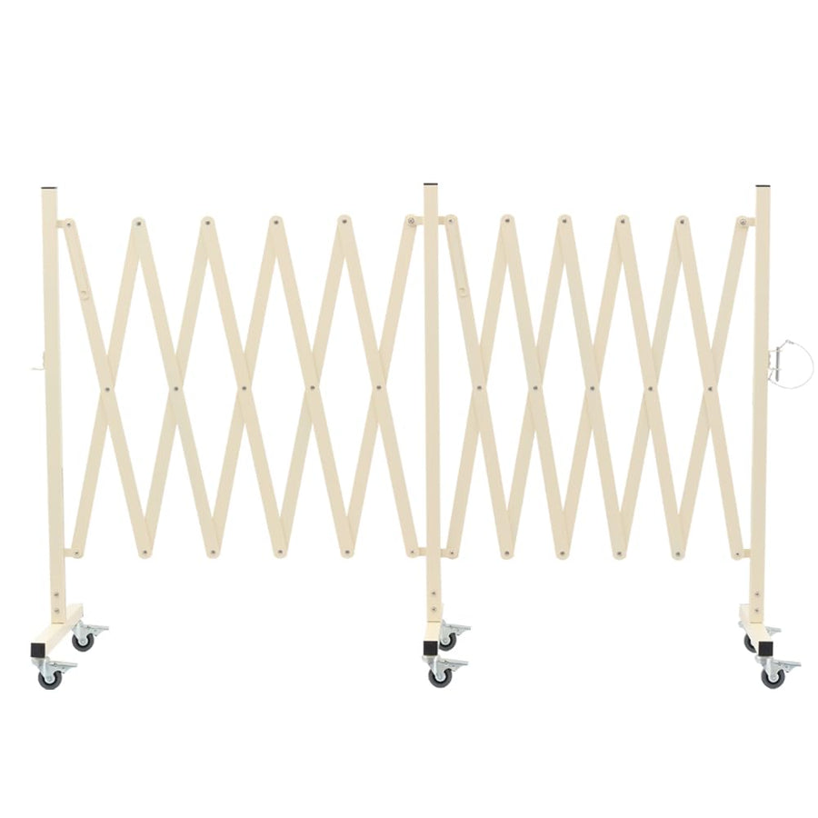 Expandable Metal Barricade with Casters