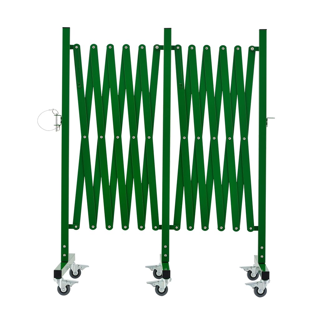 Expandable Metal Barricade with Casters