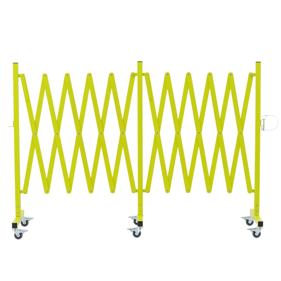 Expandable Metal Barricade with Casters