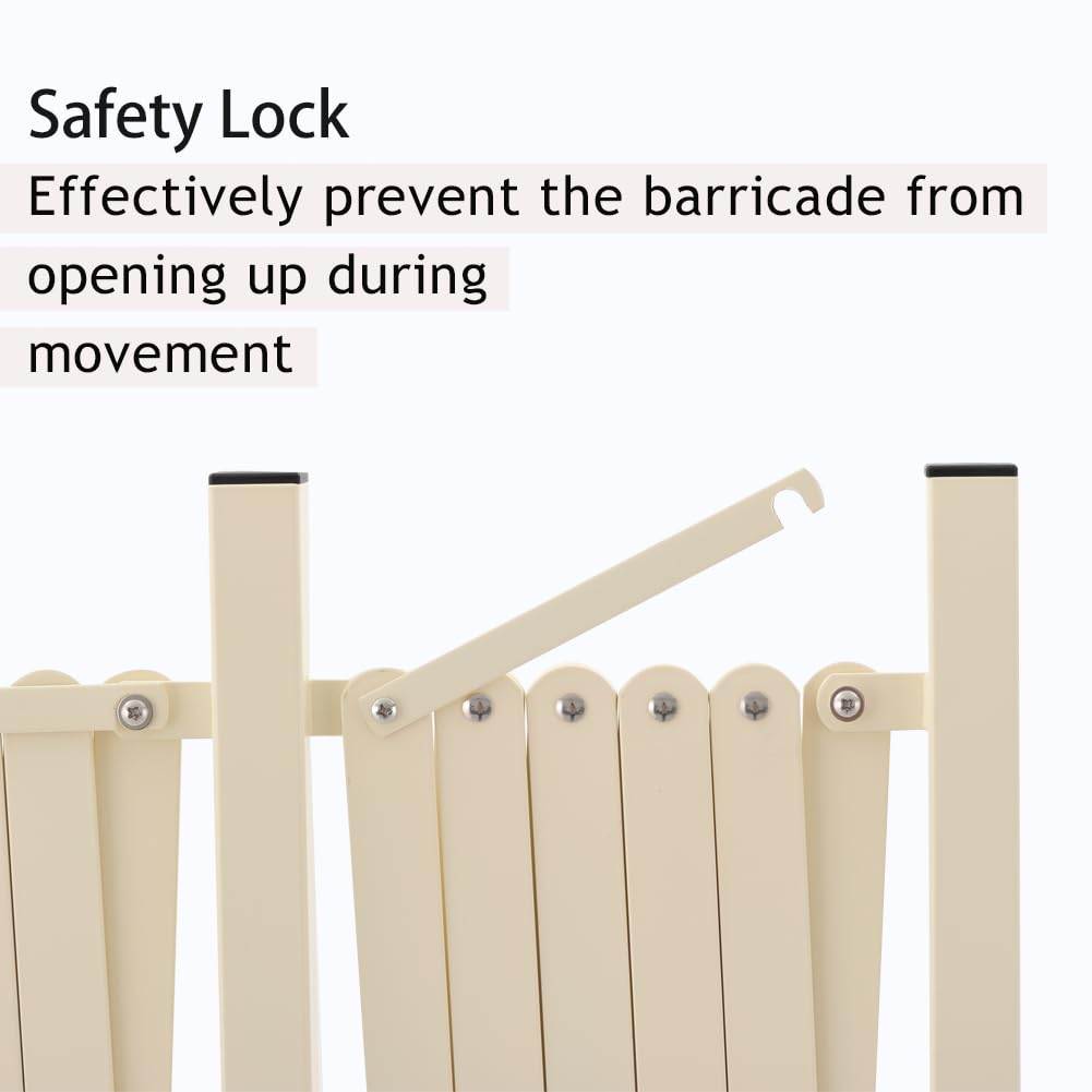 Expandable Metal Barricade with Casters