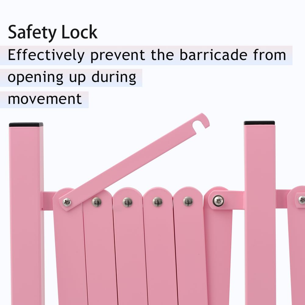 Expandable Metal Barricade with Casters