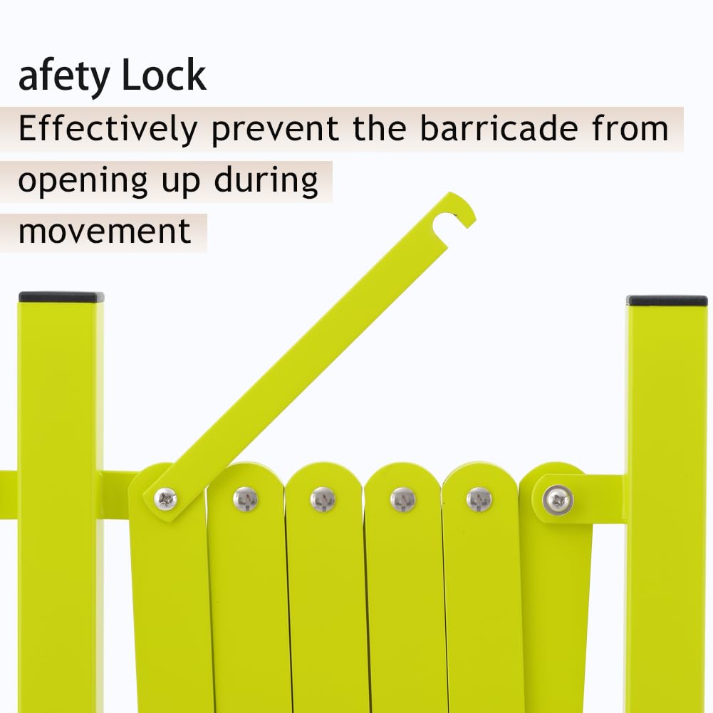 Expandable Metal Barricade with Casters