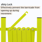 Expandable Metal Barricade with Casters