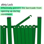Expandable Metal Barricade with Casters