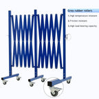 Expandable Metal Barricade with Casters