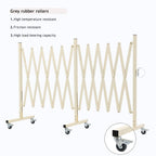 Expandable Metal Barricade with Casters